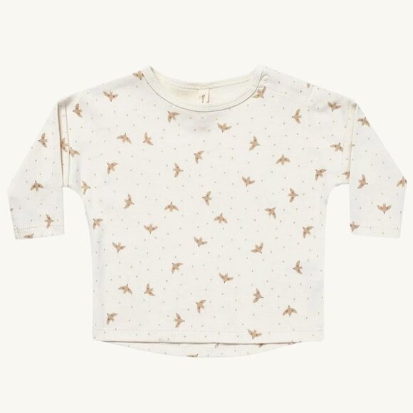 NWT - Quincy Mae Doves long sleeves tee - Picture 1 of 1